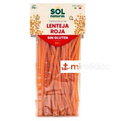 TAGLIATELLE DE LENTEJA ROJA 250GR. BIO SG SOLNATURAL