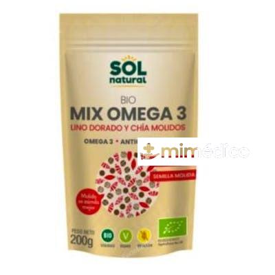 MIX OMEGA 3 LINO-CHIA MOLIDAS 200GR. BIO SOLNATURAL