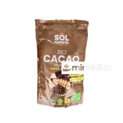 CACAO EN POLVO 250GR. BIO VEGAN SG SOLNATURAL