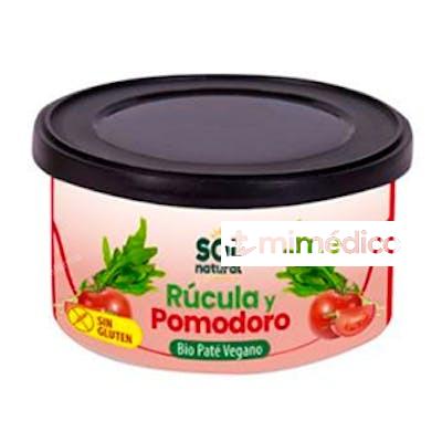 PATE DE RUCULA-POMODORO 125GR. BIO SIN GLUTEN VEGAN SOLNATURAL
