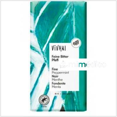 CHOCOLATE NEGRO 68% SANTO DOMINGO  MENTA 100GR BIO VIVANI