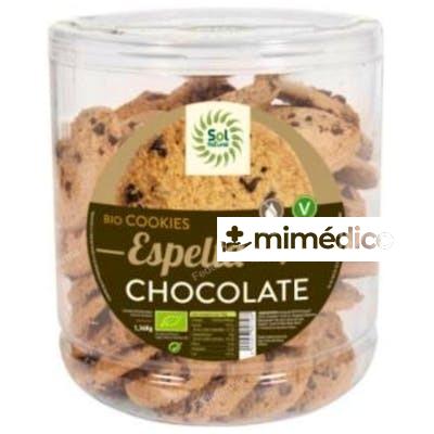 COOKIES DE ESPELTA CON CHOCOLATE 1,3KG BIO SOLNATURAL