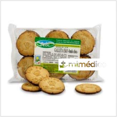 GALLETAS EKO CON FONDO DE CHOCOLATE 200G BIO VEGAN BELSI