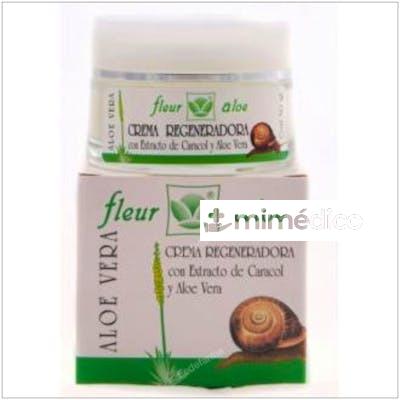 CREMA REGENERADORA EXT. CARACOL Y ALOE 50ML. FLEURALOE