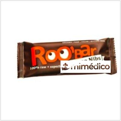 BARRITAS  CACAO-ALMENDRA BIO 30GR. ROO'BAR
