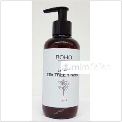 CHAMPU DE TEA TREE Y NEEM 250ML.  BIO BOHO