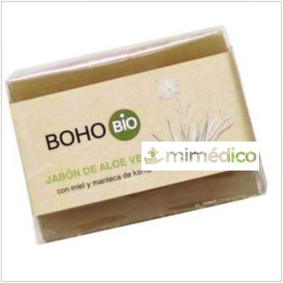 ALOE MIEL KARITE JABON PASTILLA 100G BIO BOHO