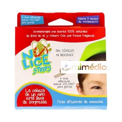 NO LICE STRIPS TIRAS AUTO-ADHESIVAS ANTIPIOJOS 2UD NO LICE