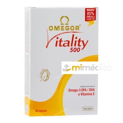 OMEGOR VITALITY 500 60CAP. UGA NUTRACEUTICALS