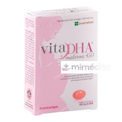 VITA DHA MATERNA 450 30PERLAS UGA NUTRACEUTICALS