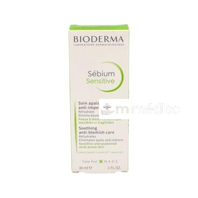 SEBIUM SENSITIVE CALMA REHIDRATA LESIONES ACNE 30M BIODERMA