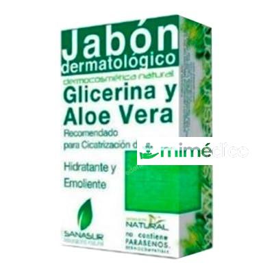 JABON GLICERINA ALOE VERA 100GR. SANASUR