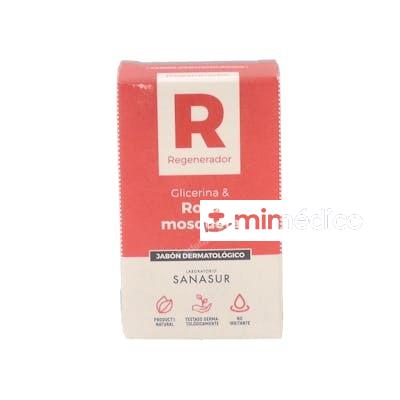 JABON GLICERINA ROSA MOSQUETA 100GR. SANASUR