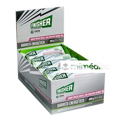 FINISHER BARR ENERG FRUTOS ROJOS CON CHOCO BL 20UD FINISHER