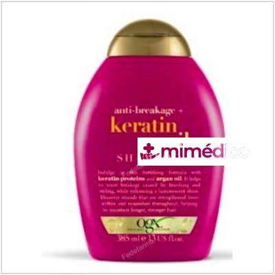 CHAMPU ACEITE KERATINA ROSA 385ML. OGX