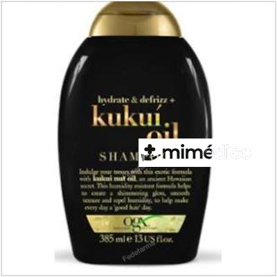 CHAMPU KUKUI  HIDRATANTE ANTIENCRESPAMIENTO 385ML. OGX