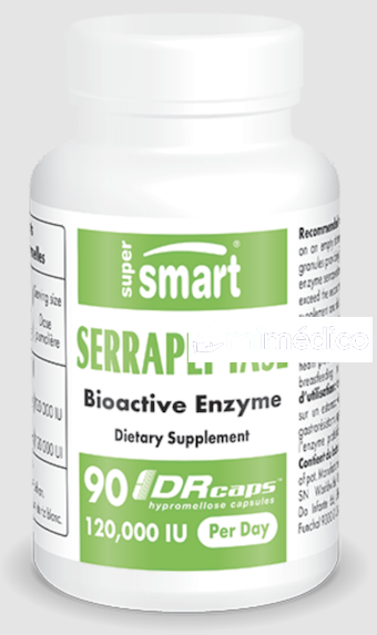 SERRAPEPTASA 90 CAPS SUPERSMART