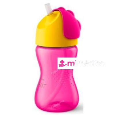 VASO CON PAJITA 300ML. ROSA SCF798/02 AVENT