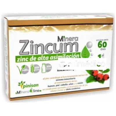 MINERALINE ZINCUM 60CAP. PINISAN