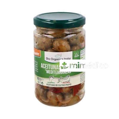 ACEITUNAS VERDES MEDITERRANEAS 180GR. DEMETER BIO ORGANICA ITALIA