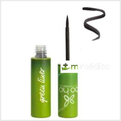 EYELINER GREEN LINER  NEGRO 3ML. BIO VEGAN BOHO GREEN MAKE UP