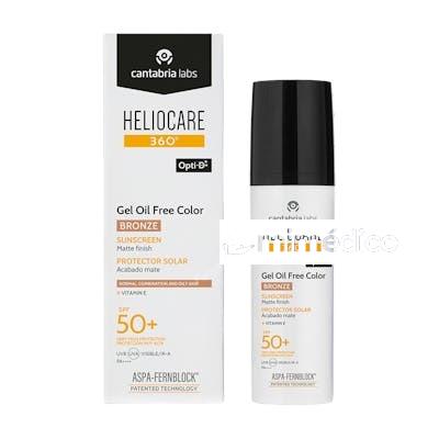 HELIOCARE 360  SPF50+ COLOR BRONZE GEL SECO 50ML. HELIOCARE