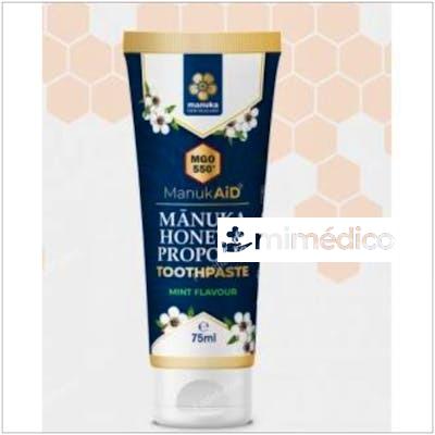 MIEL DE MANUKA MGO 550+ DENTIFRICO PROPOLIS 75ML. MANUKA NEW ZELAND