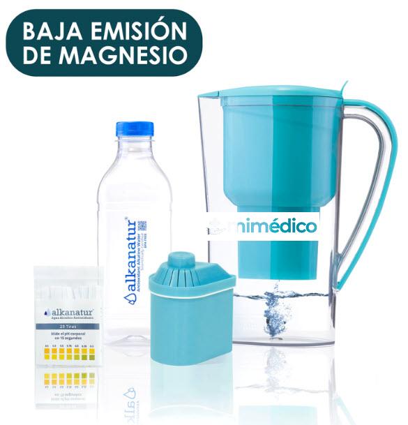JARRA ALKANATUR DROPS TURQUESA BAJA EMISION DE MAGNESIO CON 1 FILTRO ALKANATUR