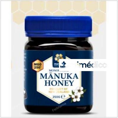 MIEL DE MANUKA RAW MGO 250+ MONOFLORAL 250GR. MANUKA NEW ZELAND