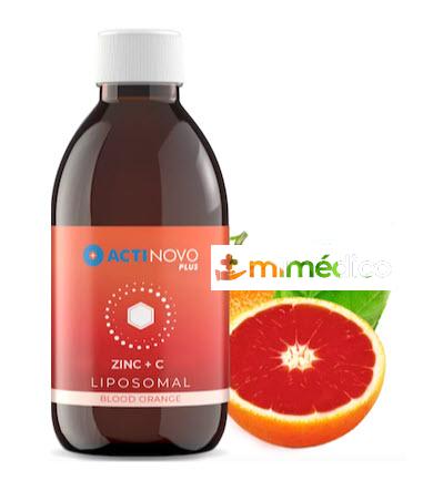 ZINC LIPOSOMAL + VITAMINA C NARANJA ROJA 250 ML ACTINOVO