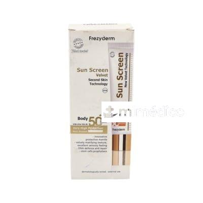 SUN SCREEN VELVET SPF50+ LOCION CORPORAL 125ML. FREZYDERM