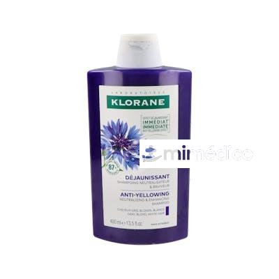 CHAMPU CENTAUREA CABELLO GRIS 400ML. KLORANE