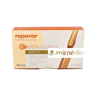 REPAVAR REVITALIZANTE METAGLICANOS ANTIAGE 30AMP. REPAVAR