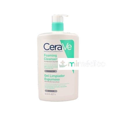 CERAVE GEL LIMPIADOR ESPUMOSO 1L. CERAVE