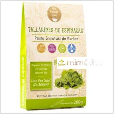 TALLARINES DE ESPINACAS  DE KONJAC 200GR THE KONJAC SHOP