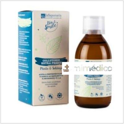 ENJUAGE BUCAL MENTA EXTRA FRESCO-SOLIDAGO 250ML. LA SAPONARIA