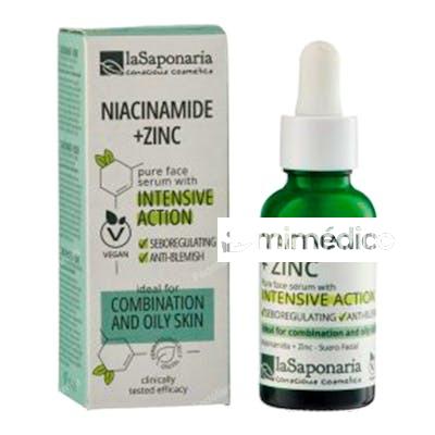 NIACINAMIDA + ZINC 30ML. LA SAPONARIA