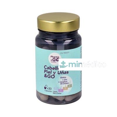 CABELLO PIEL Y UÑAS 30CAP. PHARMA & GO