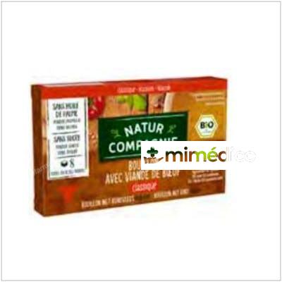 CALDO DE TERNERA 12CAJASX8PASTILLAS. BIO NATUR COMPANIER