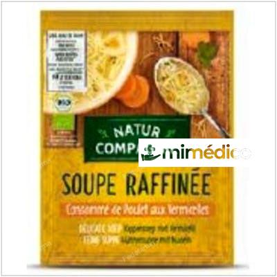 SOPA DE POLLO CON FIDEOS 12SBRSX40GR. NATUR COMPANIER