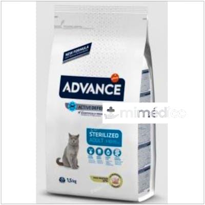ADVANCE FELINE ADULT STERILIZED PAVO 1,5KG.  ADVANCE VETERINARIA