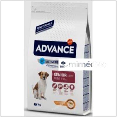 ADVANCE CANINE SENIOR MINI POLLO ARROZ 3KG.  ADVANCE VETERINARIA