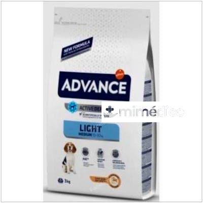 ADVANCE CANINE ADULT LIGHT MEDIUM POLLO 3KG.  ADVANCE VETERINARIA