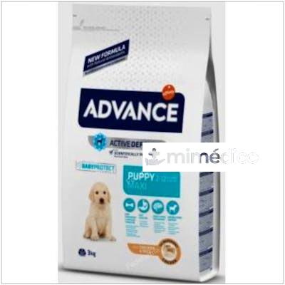ADVANCE CANINE PUPPY MAXI POLLO ARROZ 3KG.  ADVANCE VETERINARIA