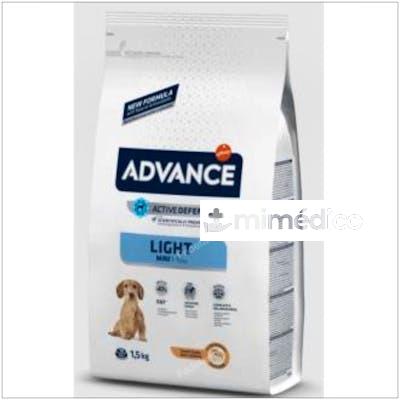 ADVANCE CANINE ADULT LIGHT MINI POLLO 1,5KG.  ADVANCE VETERINARIA