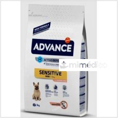 ADVANCE CANINE ADULT SENSIT. MINI SALMON 3KG.  ADVANCE VETERINARIA