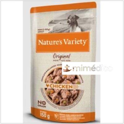NATURE`S V. CANINE ADULT PATE MINI POLLO 8X150GR. NATURE`S VARIETY VETERINARIA