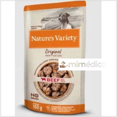 NATURE`S V. CANINE ADULT PATE MINI BUEY 8X150GR. NATURE`S VARIETY VETERINARIA