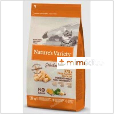 NATURE`S VARIETY FELINE ADULT STER POLLO 1,25KG.  NATURE`S VARIETY VETERINARIA