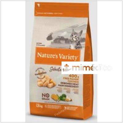 NATURE`S VARIETY FELINE KITTEN POLLO 1,25KG.  NATURE`S VARIETY VETERINARIA